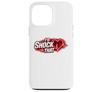 Carcasa para iPhone 13 Pro MAX Diseño cardiaco Divertido con Texto en inglés I'D Shock That