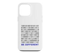 Carcasa para iPhone 13 Pro MAX Diseño de código Binario Be Different | Programador de codificación Nerd IT