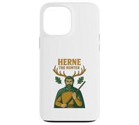 Carcasa para iPhone 13 Pro MAX Diseño folclórico de Herne The Hunter English Woodland Spirit