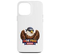 Carcasa para iPhone 13 Pro MAX Diseño Patriotic Eagle Biker Freedom American Spirit