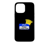 Carcasa para iPhone 13 Pro MAX Disfraz de Halloween fácil con Texto en inglés «My Name Is Prince»