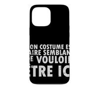 Carcasa para iPhone 13 Pro MAX Disfraz de Halloween Mon EST Faire Semblant - Francés
