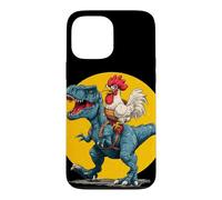 Carcasa para iPhone 13 Pro MAX Disfraz de Pollo Best Friends para Amantes de los Dinosaurios