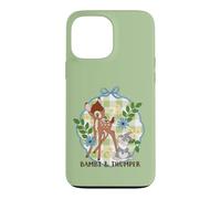 Carcasa para iPhone 13 Pro Max Disney Bambi & Thumper Spring Floral Plaid Coquette Style