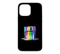 Carcasa para iPhone 13 Pro MAX Disquete Retro de Pintura goteando