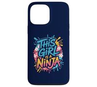 Carcasa para iPhone 13 Pro MAX Divertida Fiesta de cumpleaños de This Girl Is a Ninjas Warrior Kid