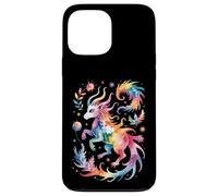 Carcasa para iPhone 13 Pro MAX Divertidas Criaturas mágicas Acuarela Salpicadura Abstracto