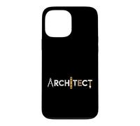 Carcasa para iPhone 13 Pro MAX Divertido Arquitecto Diciendo Herramientas Iconos Letras Gráfico
