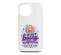 Carcasa para iPhone 13 Pro MAX Divertido Bossy Rubia De Dibujos Animados Mujer Púrpura Reina