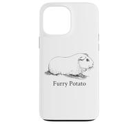 Carcasa para iPhone 13 Pro MAX Divertido Conejillo de Indias Peludo Patata Mal Nombre Animal Broma estúpida