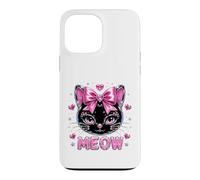 Carcasa para iPhone 13 Pro MAX Divertido diseño de Gato Miau