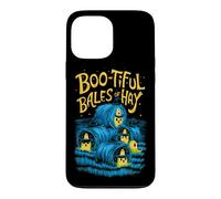 Carcasa para iPhone 13 Pro MAX Divertido Disfraz de Granjero Halloween Espeluznante Zombi fardos de heno
