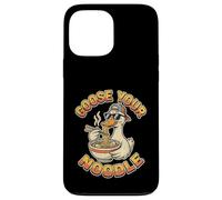 Carcasa para iPhone 13 Pro MAX Divertido Ganso Juego de Palabras Humor Animal USA Tus Fideos