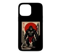 Carcasa para iPhone 13 Pro MAX Divertido Guerrero Japonés Mono con Faja Sarcástico