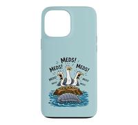 Carcasa para iPhone 13 Pro MAX Divertido píldora Bug Meds Gaviota Grito Enfermera Juego de Palabras Médico Humor