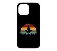 Carcasa para iPhone 13 Pro MAX Divertidos Instructores de Yoga para meditación, diseño Retro