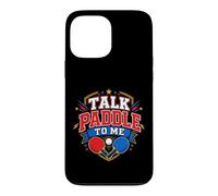 Carcasa para iPhone 13 Pro MAX Divertidos Jugadores de Tenis de Mesa Talk Paddle To Me