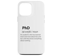 Carcasa para iPhone 13 Pro MAX Doctorado Divertido Diccionario Definición Doctorado Estudiante Graduación