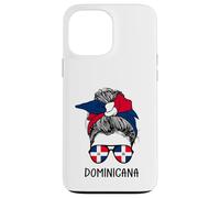 Carcasa para iPhone 13 Pro MAX Dominicana Girl Dominican Heritage Dominican Republic Flag