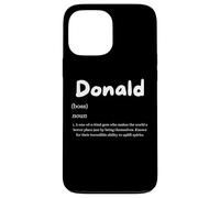 Carcasa para iPhone 13 Pro MAX Donald Definition Personalized Trump Name Costume For Donald