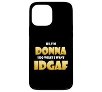 Carcasa para iPhone 13 Pro MAX Donna Joke Idgaf Meme Funny Halloween Costume For Donnas