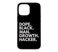 Carcasa para iPhone 13 Pro MAX Dope Black Man Growth Hacker Orgullo afroamericano