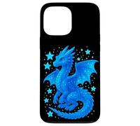 Carcasa para iPhone 13 Pro MAX Dragon Azul Mistico Ilustracion Fantasia Celestial Adorable