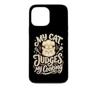 Carcasa para iPhone 13 Pro MAX Dueño de Gato Mi Gato jueces cocinando Amante de los Gatos Chef