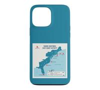 Carcasa para iPhone 13 Pro MAX East Coast Shark Sightings Map