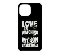 Carcasa para iPhone 13 Pro MAX El Amor es Ver a mi Hijo Jugar Baloncesto