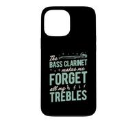 Carcasa para iPhone 13 Pro MAX El Clarinete bajo me Hace Olvidar Todos mis Agudos