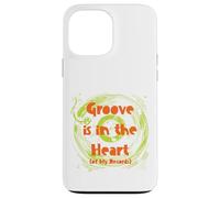Carcasa para iPhone 13 Pro MAX El Divertido Disco de Vinilo Pun Groove está en el corazón