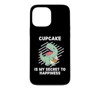 Carcasa para iPhone 13 Pro MAX El Lindo Cupcake de Dinosaurio es mi Secreto para la Felicidad: Dinosaurios