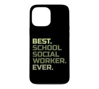 Carcasa para iPhone 13 Pro MAX El Mejor Trabajador Social Escolar jamás enseñado a educar al Maestro