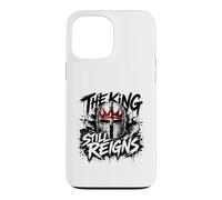 Carcasa para iPhone 13 Pro MAX El Rey Todavía Reina Cristiano Fe Cruz Guerrero