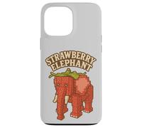 Carcasa para iPhone 13 Pro MAX Elefante Fresa Divertido Italiano Brainrot Slang Juegos Meme