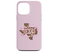 Carcasa para iPhone 13 Pro MAX Ella es de Texas I Can Tell Pink Leopard