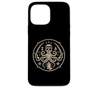 Carcasa para iPhone 13 Pro MAX Emblema de Calavera Oculta y Pulpo | Ilustración mística Vintage