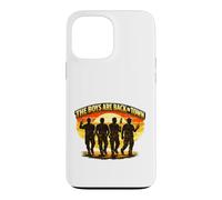 Carcasa para iPhone 13 Pro MAX Emblema de reunión de The Boys Are Back in Town Brotherhood Divertido