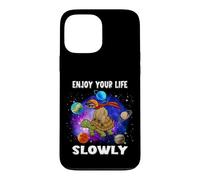 Carcasa para iPhone 13 Pro MAX Enjoy Your Life Slowly Turtle Sloth Funny Sloths Turtles
