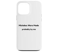 Carcasa para iPhone 13 Pro MAX Errores Divertidos Probablemente cometidos por mí Humor Consciente de sí Mismo