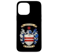 Carcasa para iPhone 13 Pro MAX Escudo de Armas de la Familia Martin e Historia de Apellidos