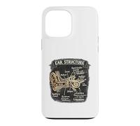 Carcasa para iPhone 13 Pro MAX Especialistas en audífonos ENT Doctor Graphic Cóclea Anatomía
