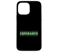 Carcasa para iPhone 13 Pro MAX Esperanto - Diseño de Texto de lenguaje de Estilo Retro de los años 70