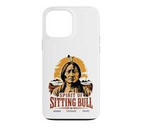 Carcasa para iPhone 13 Pro MAX Espíritu del Toro Sentado Jefe Nativo Americano Lakota Sioux