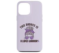 Carcasa para iPhone 13 Pro MAX Este Badass ES UN Lupus Warrior Concienciación Mujer Meme EN LA Espalda