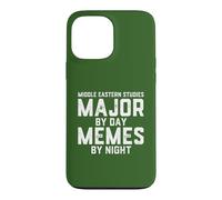 Carcasa para iPhone 13 Pro MAX Estudios del Medio Oriente Major by Day Memes Noche Cercano Oriente