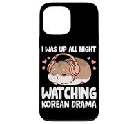 Carcasa para iPhone 13 Pro MAX Estuve Despierto Toda la Noche Viendo Drama Coreano Divertido Amante del K-Drama