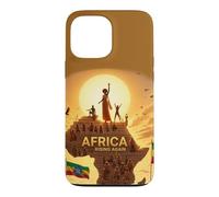 Carcasa para iPhone 13 Pro MAX Ethiopian Flag Rasta Africa Rising Again from Ethiopia