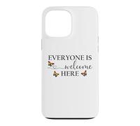 Carcasa para iPhone 13 Pro MAX Everyone is Welcome Here Pride Sign Lesbian Butterfly Pride